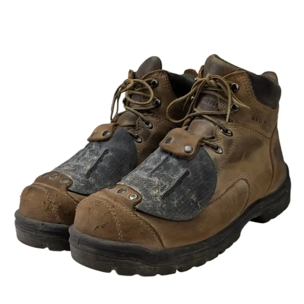 Red Wing King Toe Metguard 4456 Boots GUC Size 10.5D.     S3969